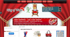 Desktop Screenshot of kingofbingo.com